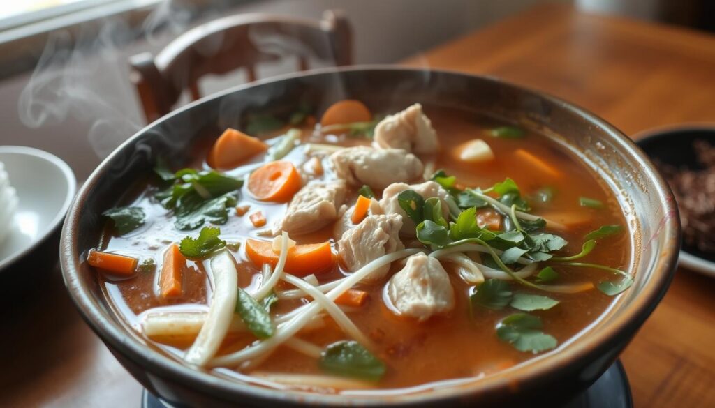 Homemade Khmer soup